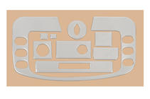 Ford Transit 1991-2000 рр. Накладки на панель (1994-1997) Алюміній фото 2