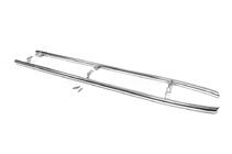 Toyota Land Cruiser 200 2007-2021 рр. Захист бічного порогу BB004 (2 шт., нерж.) фото 4