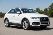 Audi Q3 2011-2019 рр. Бокові пороги Maya V1 (2 шт., алюміній) фото 1