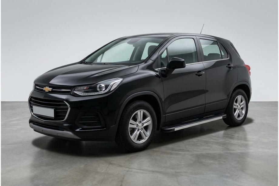 Chevrolet Trax 2012-2023 рр. Бокові пороги Maya V1 (2 шт., алюміній) Image