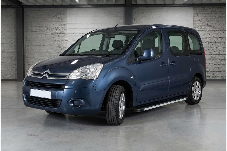 Citroen Berlingo 2008-2018 рр. Бокові пороги Maya V1 (2 шт., алюміній) Image