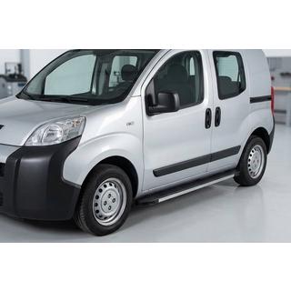 Бокові пороги Maya (2 шт., алюміній) Citroen Nemo 2007-2017 рр. фото 1