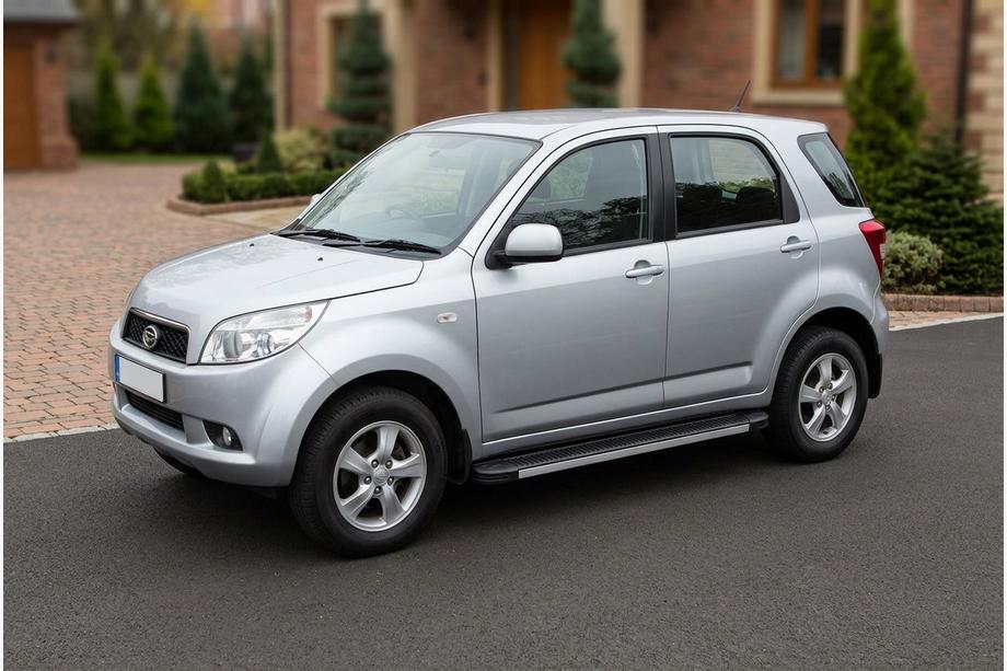 Daihatsu Terios 2006-2017 рр. Бокові пороги Maya V1 (2 шт., алюміній) Image