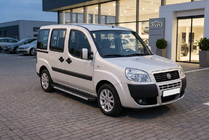 Fiat Doblo I 2005-2010 рр. Бокові пороги Maya (2 шт., алюміній) фото 1