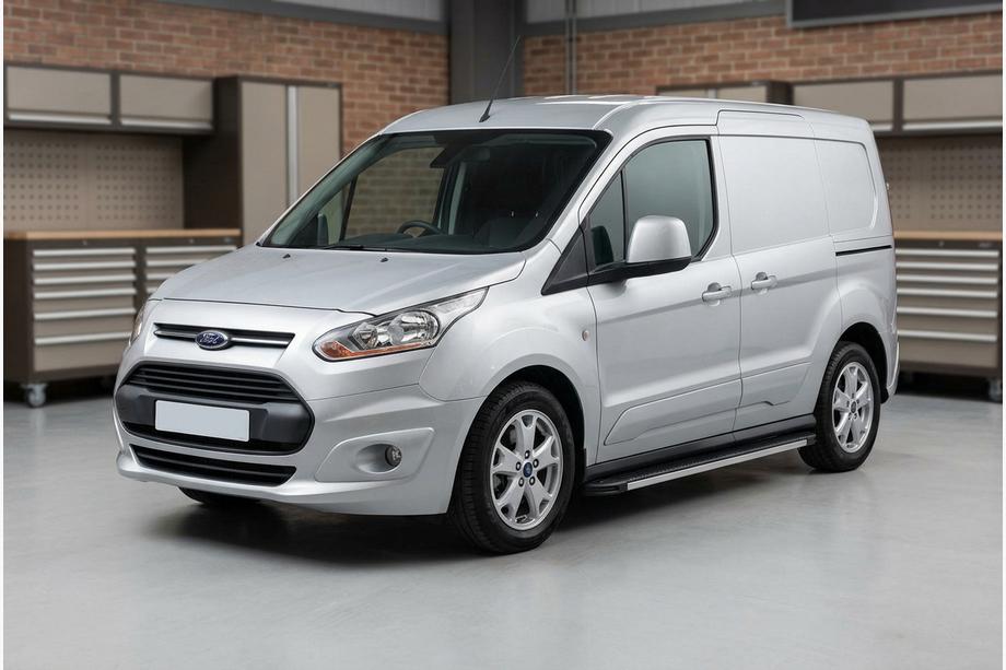 Ford Connect 2014-2021 рр. Бокові пороги Maya (2 шт., алюміній) Image