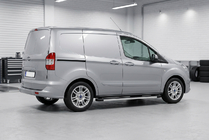 Ford Courier 2014-2023 рр. Бокові пороги Maya V1 (2 шт., алюміній) фото 1