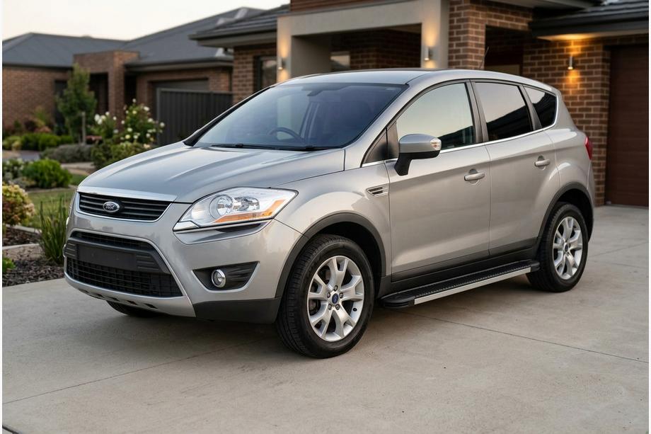 Ford Kuga 2008-2013 рр. Бокові пороги Maya V1 (2 шт., алюміній) Image