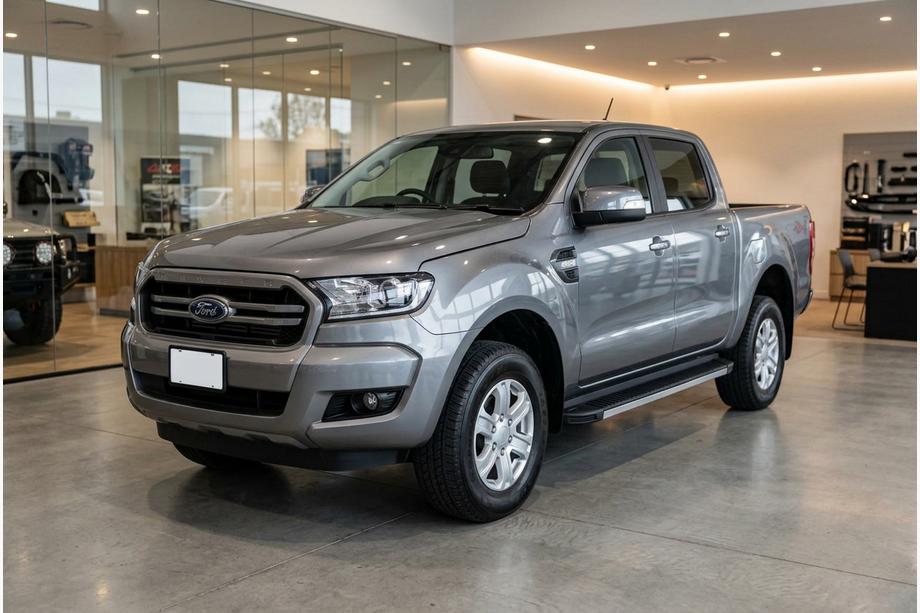 Ford Ranger 2011-2022 рр. Бокові пороги Maya V1 (2 шт., алюміній) Image