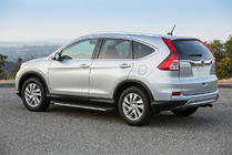 Honda CRV 2012-2016 рр. Бокові пороги Maya V1 (2 шт., алюміній) фото 1