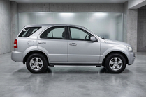 Kia Sorento I BL 2002-2009 рр. Бокові пороги Maya V1 (2 шт., алюміній) фото 1