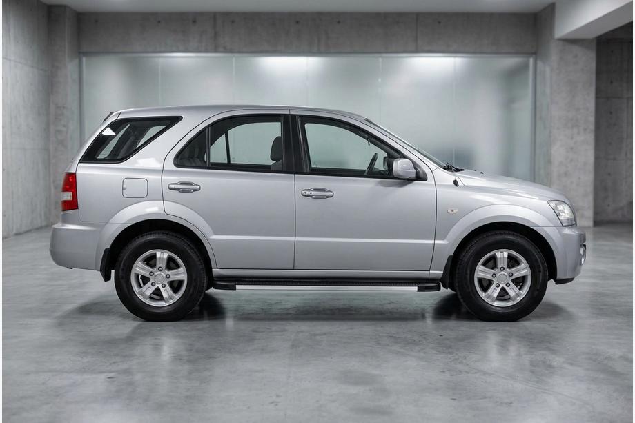 Kia Sorento I BL 2002-2009 рр. Бокові пороги Maya V1 (2 шт., алюміній) Image
