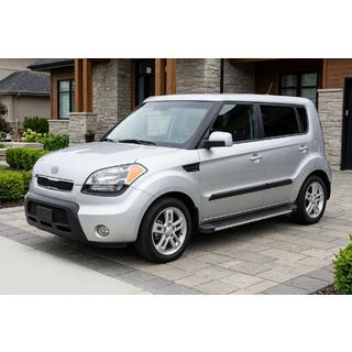 Бокові пороги Maya V1 (2 шт., алюміній) Kia Soul I 2008-2013 рр. фото 1