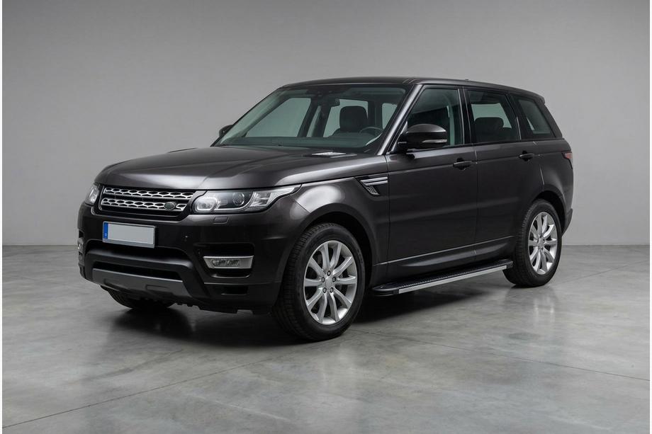 Range Rover Sport 2014-2022 рр. Бокові пороги Maya V1 (2 шт., алюміній) Image