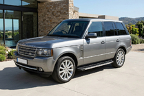Range Rover III L322 2002-2012 рр. Бокові пороги Maya V1 (2 шт., алюміній) фото 1