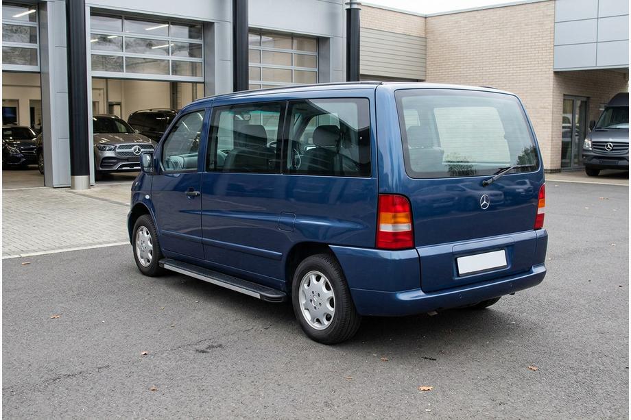 Mercedes Vito W638 1996-2003 рр. Бокові пороги Maya V1 (2 шт., алюміній) Image
