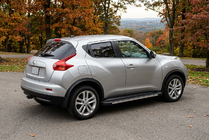 Nissan Juke 2010-2019 рр. Бокові пороги Maya V1 (2 шт., алюміній) фото 1