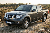 Nissan Navara 2006-2015 рр. Бокові пороги Maya V1 (2 шт., алюміній) фото 1