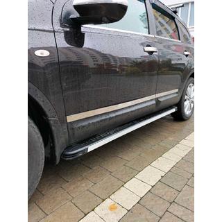 Бокові пороги Maya V1 (2 шт., алюміній) фото 2