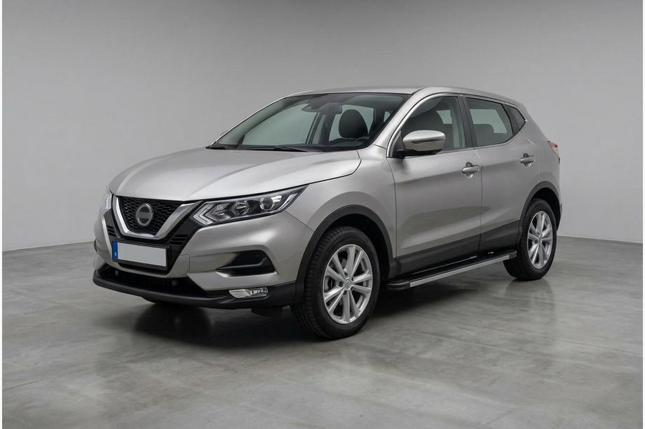 Nissan Qashqai 2014-2021 рр. Бокові пороги Maya V1 (2 шт., Алюміній) Фото 1