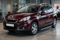 Peugeot 2008 2013-2019 рр. Бокові пороги Maya V1 (2 шт., алюміній) фото 1