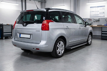 Peugeot 5008 2009-2016 рр. Бокові пороги Maya V1 (2 шт., алюміній) фото 1