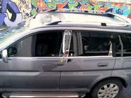 Honda HR-V 1998-2006 рр. Молдинг дверних стійок (нерж) фото 5