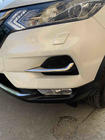 Nissan Qashqai 2014-2021 рр. Накладки на противотуманки (2017↗, нерж) фото 2