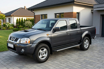 Nissan NP300 1999-2015 рр. Бокові пороги Maya V1 (2 шт., алюміній) фото 1