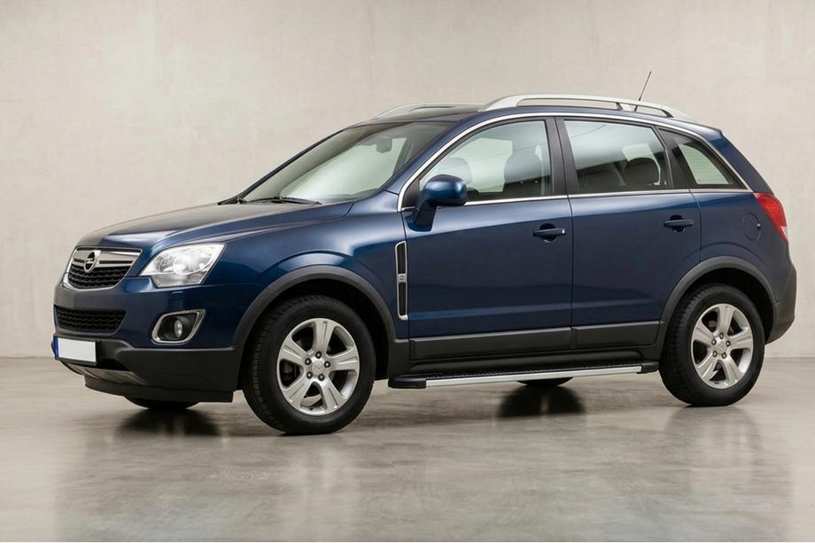 Opel Antara 2006-2017 рр. Бокові пороги Maya V1 (2 шт., Алюміній) Image