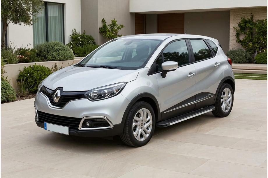 Renault Captur 2013-2019 рр. Бокові пороги Maya V1 (2 шт., алюміній) Image
