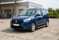 Renault Dokker 2013-2022 рр. Бокові пороги Maya V1 (2 шт., алюміній) фото 1