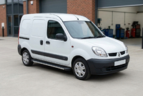 Renault Kangoo 1998-2008 рр. Бокові пороги Maya V1 (2 шт., алюміній) фото 1