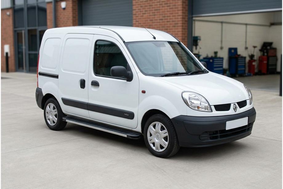 Renault Kangoo 1998-2008 рр. Бокові пороги Maya V1 (2 шт., алюміній) Image