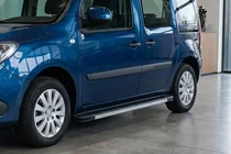 Renault Kangoo 2008-2020 рр. Бокові пороги Maya V1 (2 шт., алюміній) фото 1
