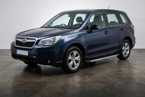 Subaru Forester 2013-2018 рр. Бокові пороги Maya V1 (2 шт., алюміній) фото 1