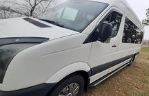 Volkswagen Crafter 2006-2016 рр. Бокові пороги Maya (2 шт., алюміній) фото 4