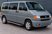 Volkswagen T4 Transporter 1990-2003 рр. Бокові пороги Maya (2 шт., алюміній) фото 1