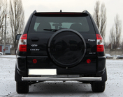 Chery Tiggo 1 2005-2016 рр. Задня дуга (нерж) d60 фото 1