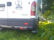 Renault Master 1998-2010 рр. Бризковики Premium з поглибленням (2 шт, гума) фото 6