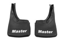 Renault Master 2011-2023 рр. Бризковики Premium з поглибленням (2 шт, гума) фото 2