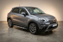 Fiat 500X 2014-2024 рр. Бокові пороги Sunrise (2 шт., алюміній) фото 1