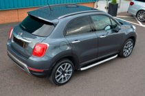 Fiat 500X 2014-2024 рр. Бокові пороги Fullmond (2 шт., алюміній) фото 5