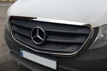 Mercedes Vito/V-class W447 2014- рр. Обведення решітки (2 шт., нерж) фото 5