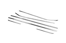 Opel Corsa E 2015-2019 рр. Окантовка вікон (6 шт, нерж) фото 2