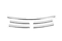 Renault Trafic 2015- рр. Накладки на решітку 2015-2019 (5 шт, нерж) фото 4