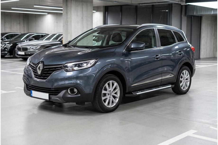 Renault Kadjar 2015-2022 рр. Бокові пороги Sunrise (2 шт., алюміній) Image