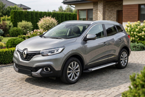 Renault Kadjar 2015-2022 рр. Бокові пороги Line (2 шт., алюміній) фото 1