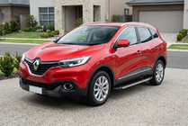 Renault Kadjar 2015-2022 рр. Бокові пороги Duru (2 шт., алюміній) фото 1