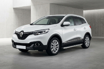 Renault Kadjar 2015-2022 рр. Бокові пороги BlackLine (2 шт., алюміній) фото 1