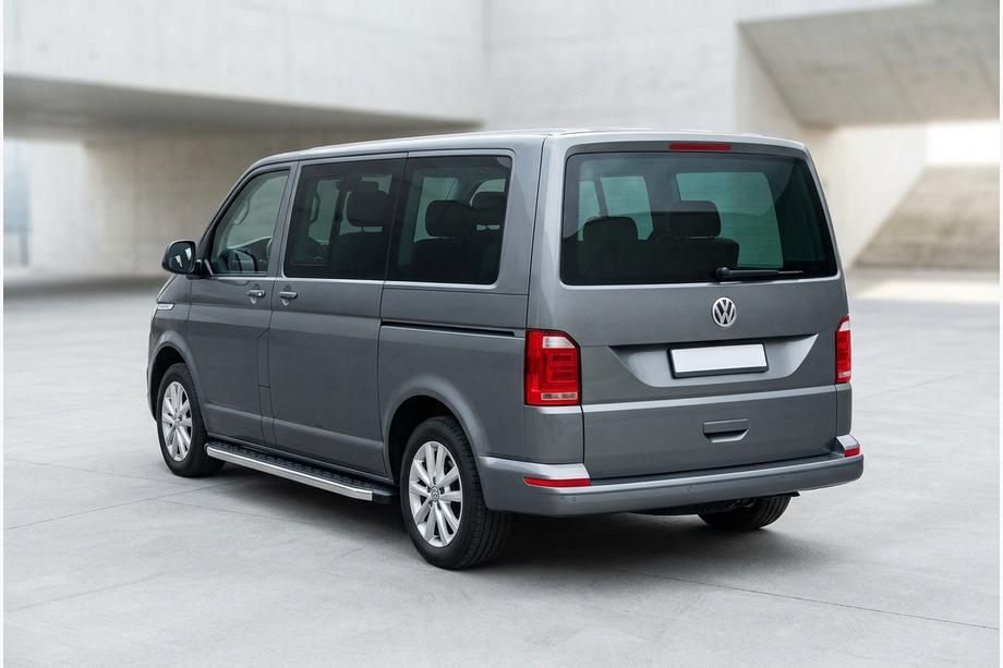 Volkswagen T6 2015-2024 рр. Бокові пороги BlackLine (2 шт., алюміній) Image